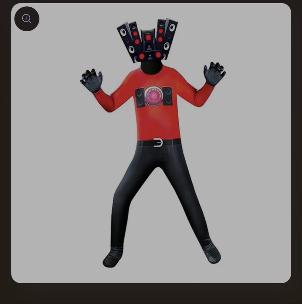 Skibidi Toilet TITANS SPEAKERMAN Costume
